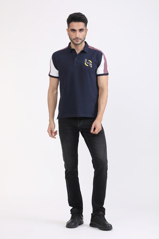 Albion Mens Primume Navy T-Shirt