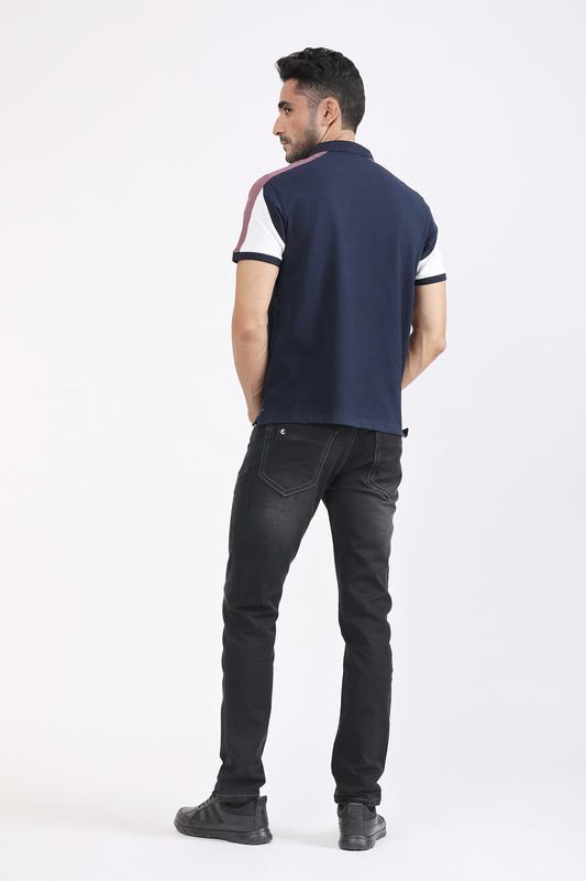 Albion Mens Primume Navy T-Shirt