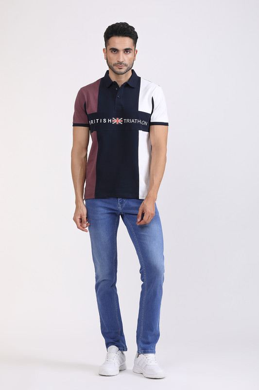 Albion Mens Primume Navy T-Shirt