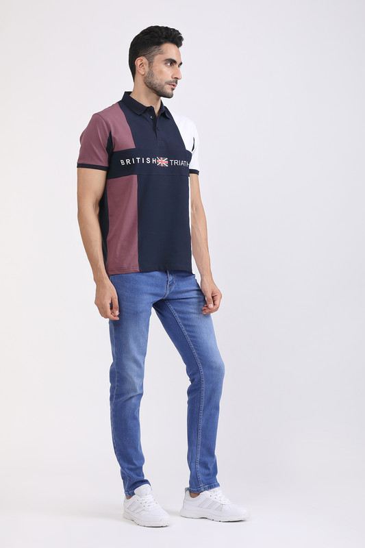 Albion Mens Primume Navy T-Shirt
