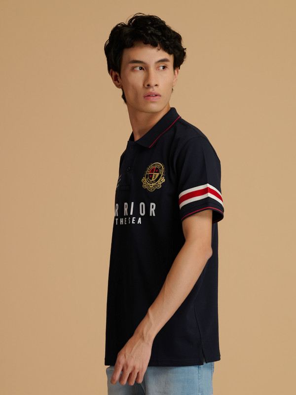 Albion Premium Mens Navy T-Shirt