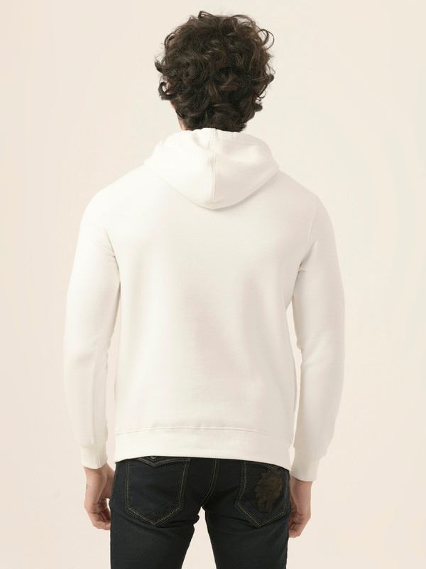 ALBION Mens Winter White Sweatshirt