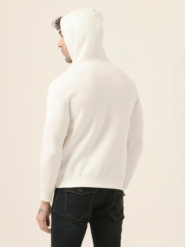 ALBION Mens Winter White Sweatshirt