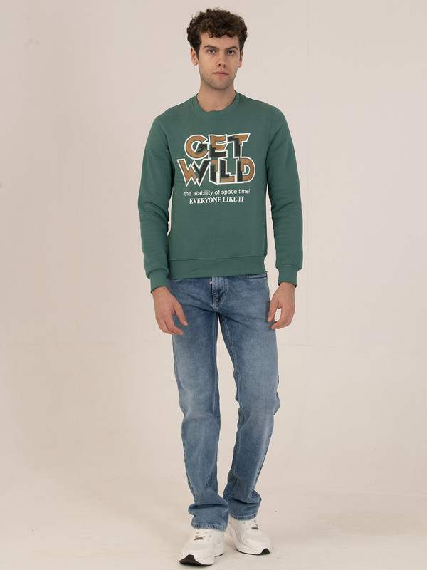 Albion Men’s Sea Green Classic Pullover – Soft & Comfortable Fabric