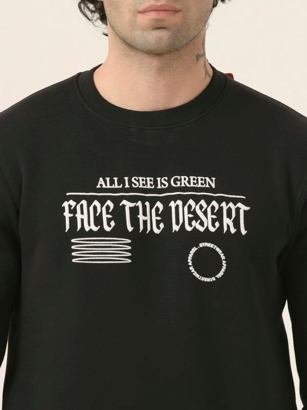 Albion Mens Winter Black Sweatshirt