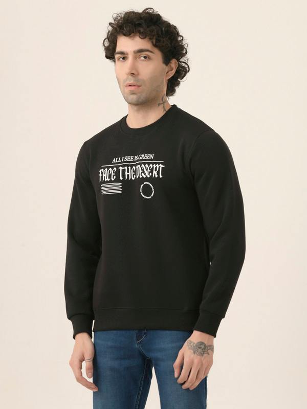 Albion Mens Winter Black Sweatshirt