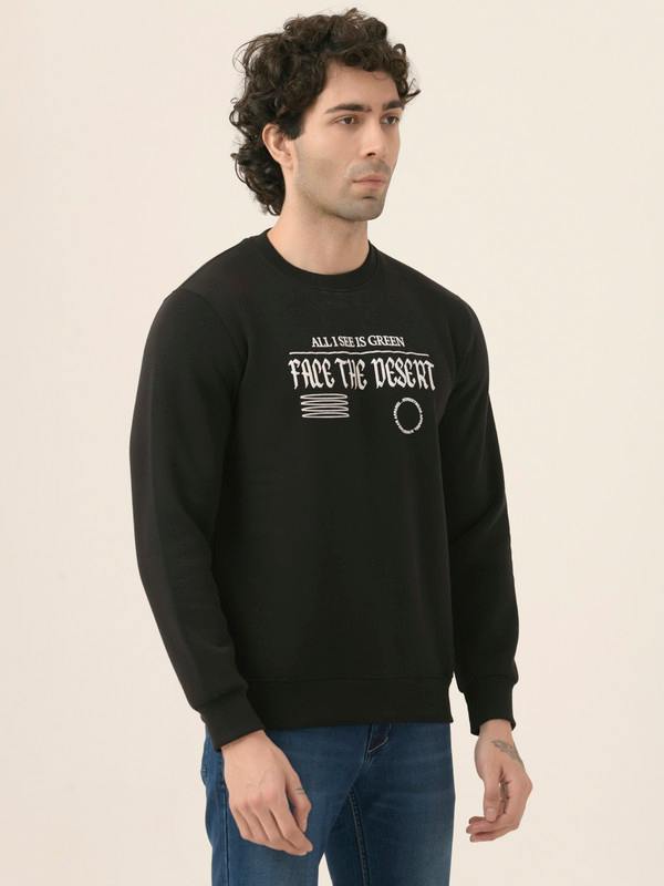 Albion Mens Winter Black Sweatshirt