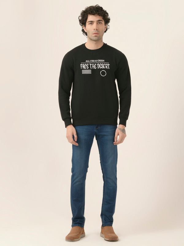 Albion Mens Winter Black Sweatshirt
