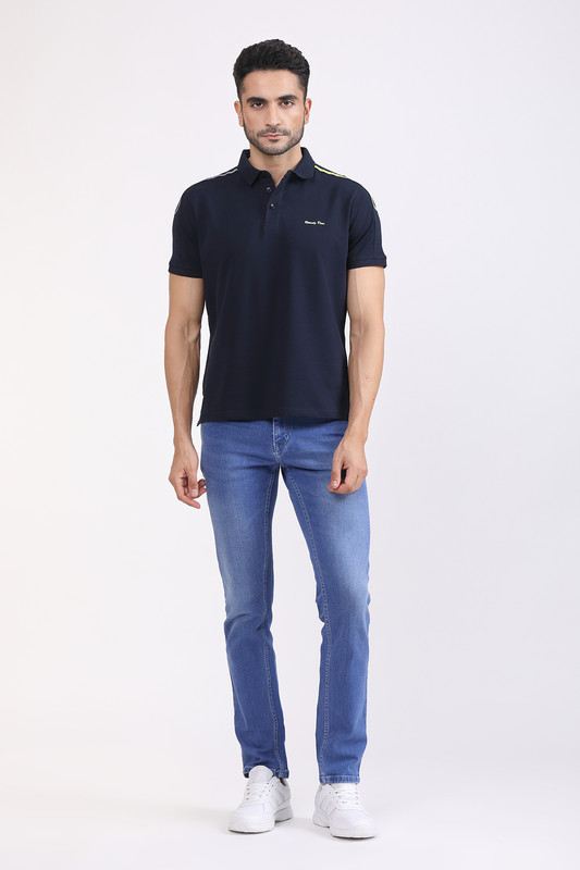 Albion Mens Primume Navy T-Shirt