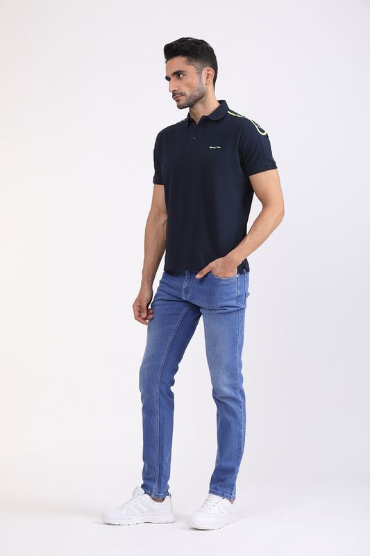 Albion Mens Primume Navy T-Shirt