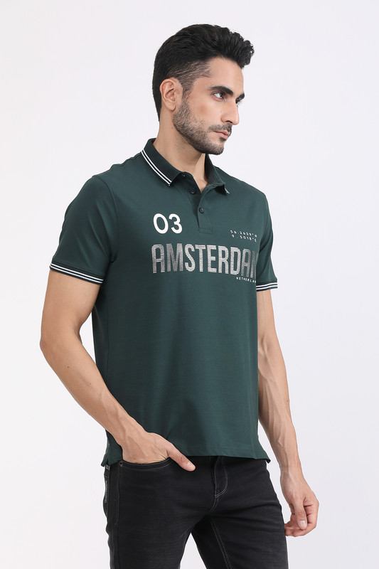 Albion Mens Primume H.Green T-Shirt
