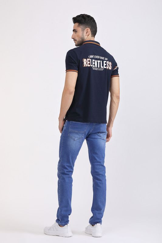 Albion Mens Primume Navy T-Shirt