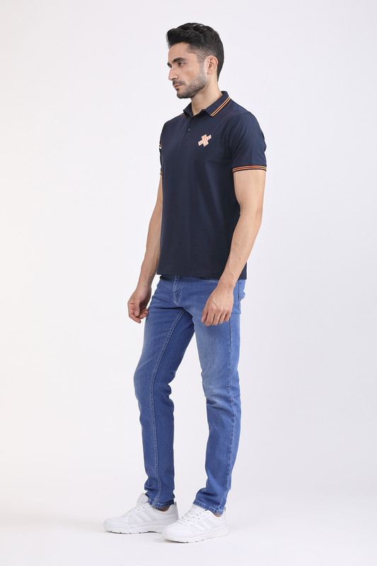Albion Mens Primume Navy T-Shirt