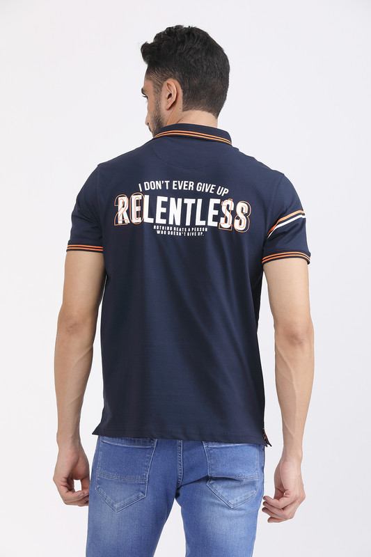 Albion Mens Primume Navy T-Shirt