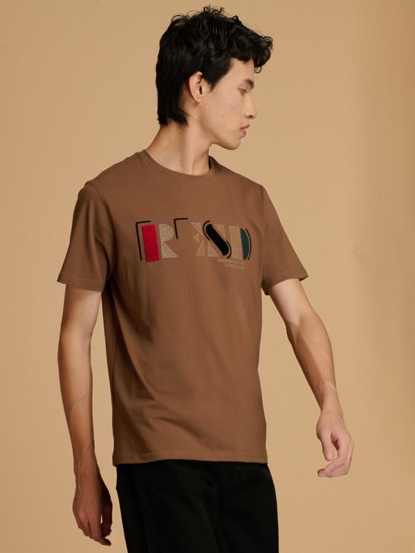 Albion Premium Mens D.Brown T-Shirt