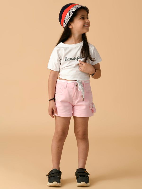 ALBION PREMIUM GIRLS WORLD PINK SHORTS