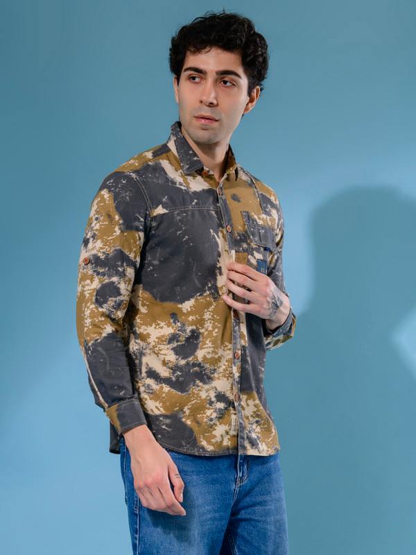 ALBION MENS COPPER STONE CIGAR SHIRT