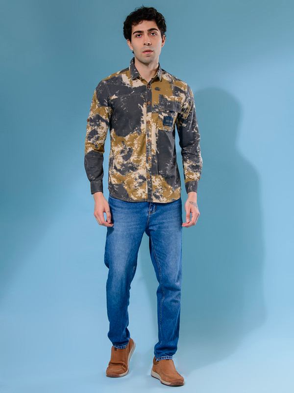 ALBION MENS COPPER STONE CIGAR SHIRT