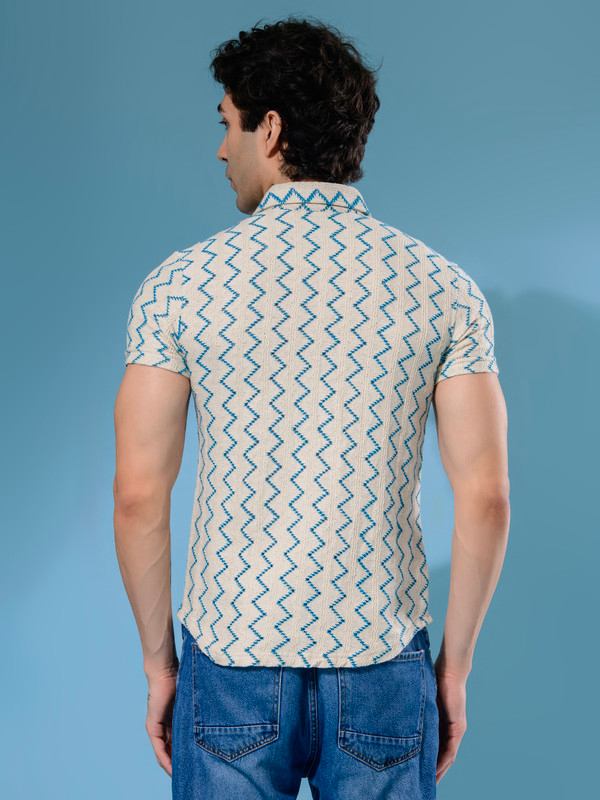 ALBION MENS COPPER STONE AQUA SHIRT