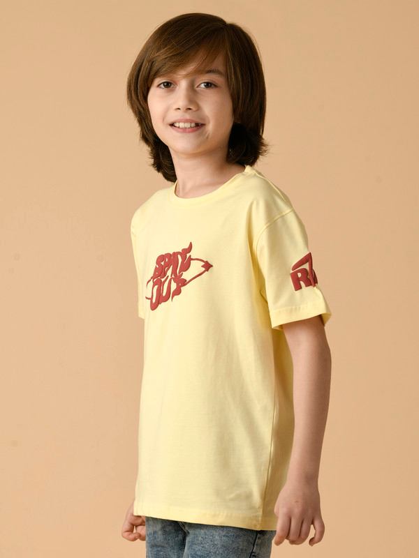 ALBION PREMIUM BOYS LEMON T-SHIRT