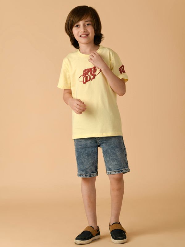 ALBION PREMIUM BOYS LEMON T-SHIRT