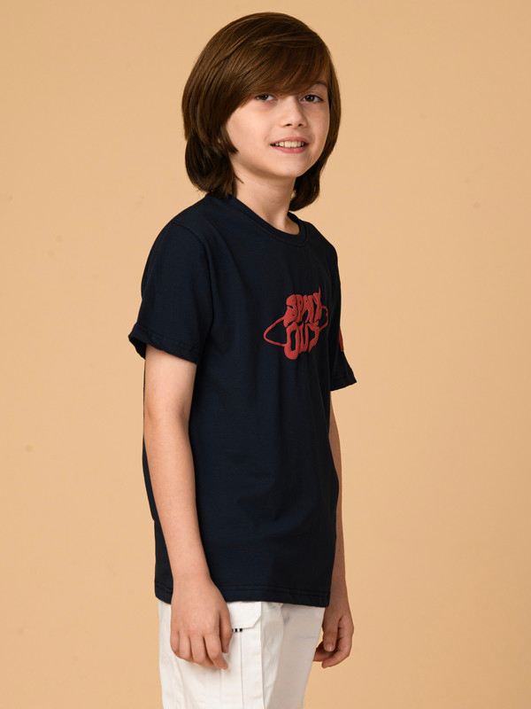 ALBION PREMIUM BOYS NAVY T-SHIRT