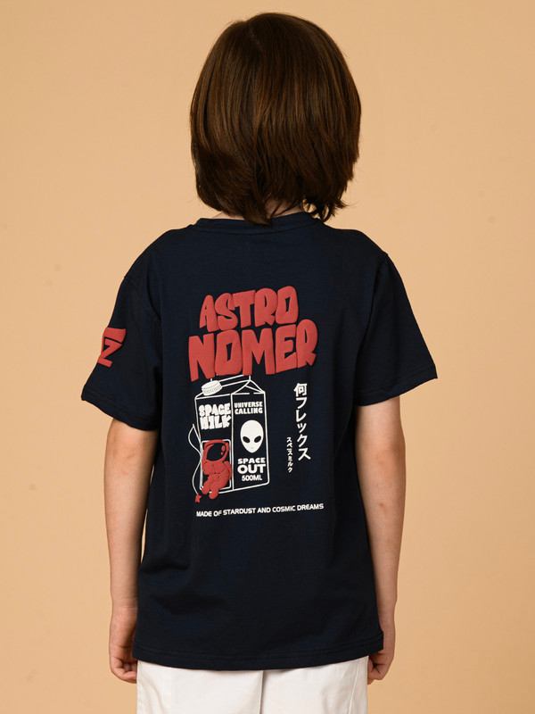 ALBION PREMIUM BOYS NAVY T-SHIRT