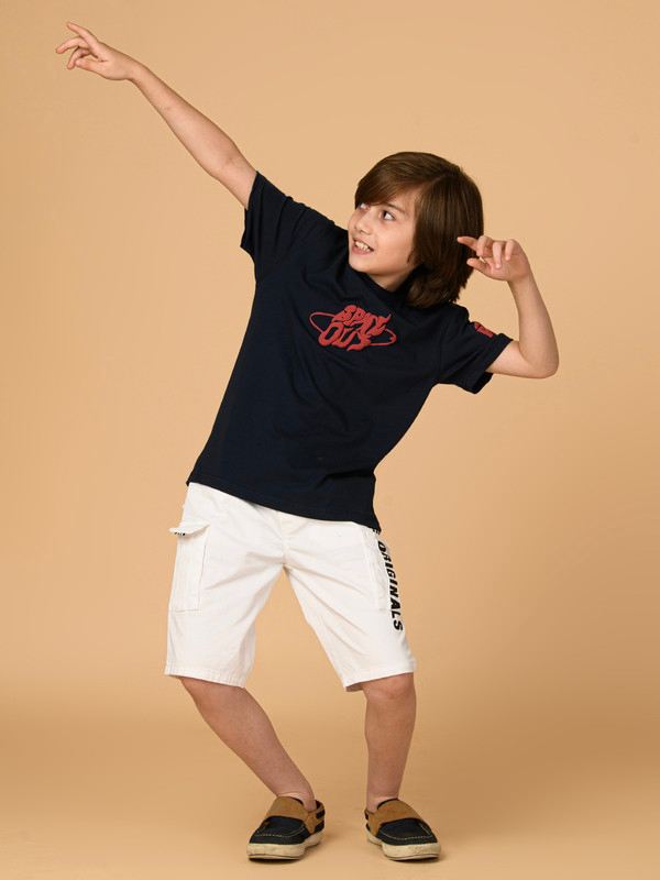 ALBION PREMIUM BOYS NAVY T-SHIRT