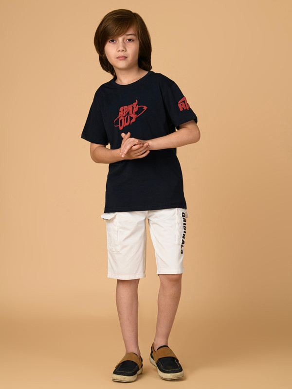 ALBION PREMIUM BOYS NAVY T-SHIRT