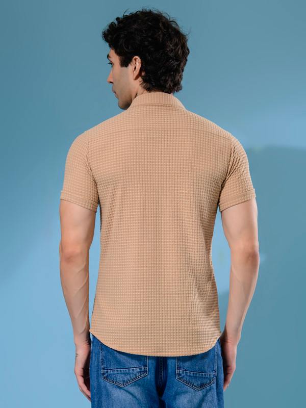 ALBION MENS OLDGARAGE 3 (BEIGE) SHIRT