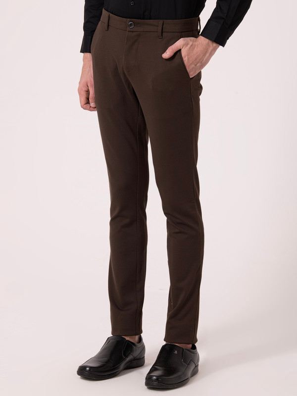 Albion Mens Brown Casual Pant