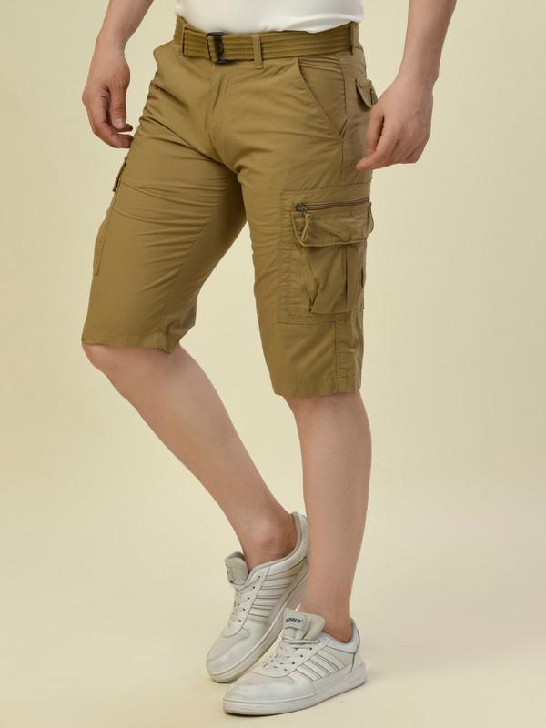 ALBION PREMIUM BEEVEE KHAKI MENS SHORTS