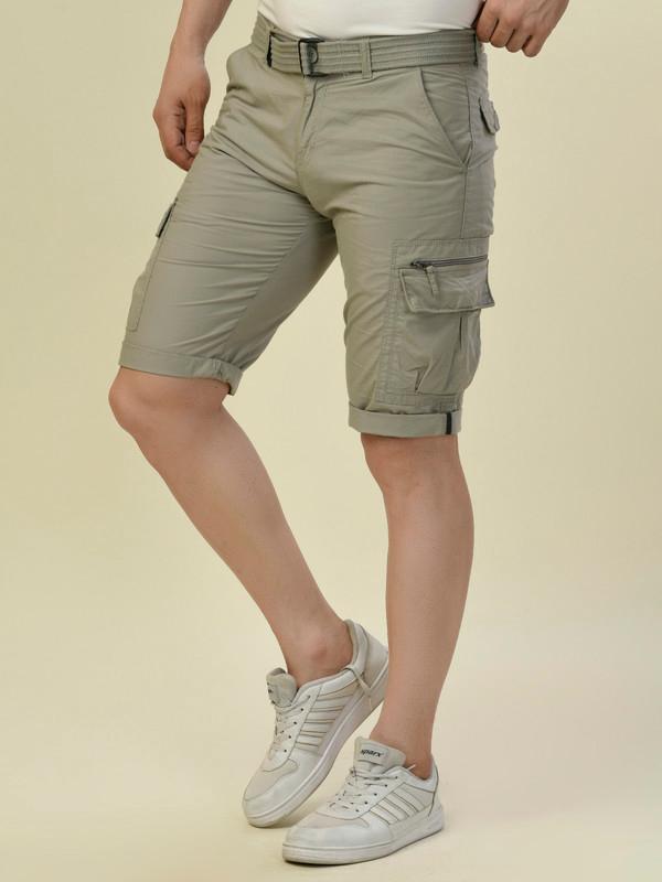 ALBION PREMIUM BEEVEE LT.GREY MENS SHORTS