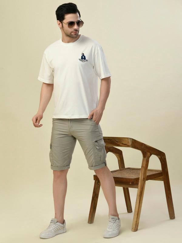 ALBION PREMIUM BEEVEE LT.GREY MENS SHORTS