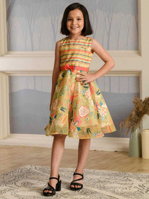 ALBION PREMIUM GIRLS NAPOLEON GOLD FROCK