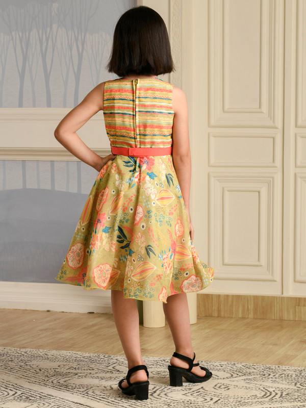 ALBION PREMIUM GIRLS NAPOLEON GOLD FROCK