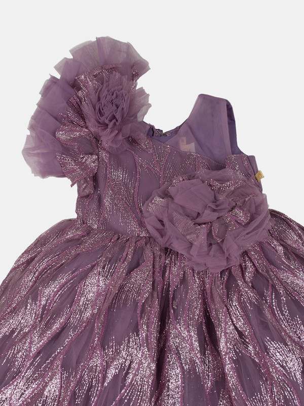 ALBION GIRLS ETHINIC WINE GOWN
