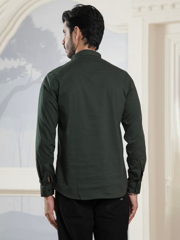 ALBION MENS GRAMMER OLIVE SHORT KURTA