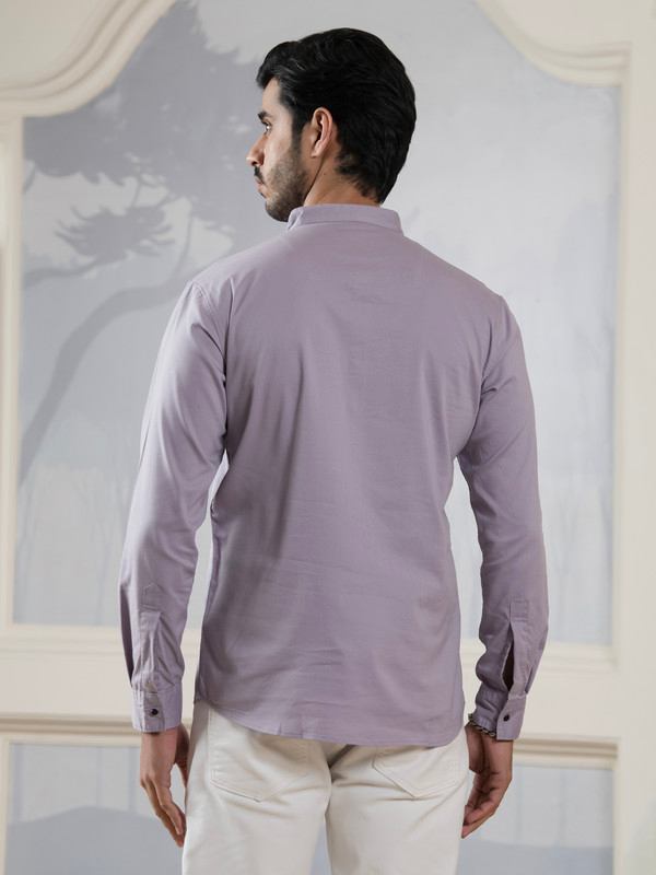 ALBION MENS GRAMMER LILAC SHORT KURTA