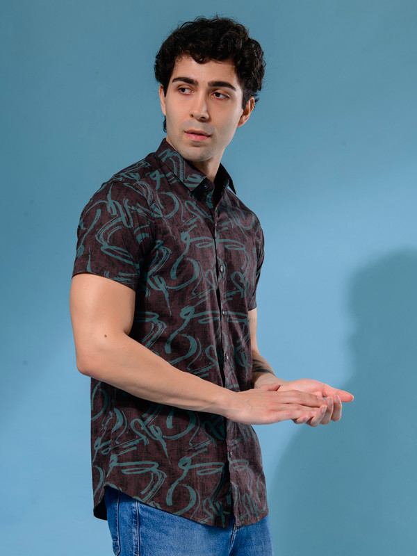 ALBION MENS HATCHERS WINE SHIRT