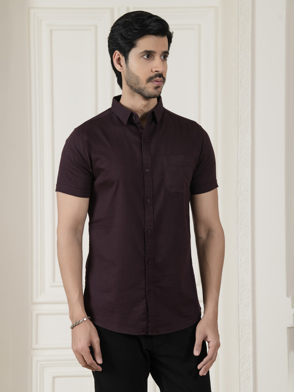 ALBION MENS HATCHERS WINE SHIRT