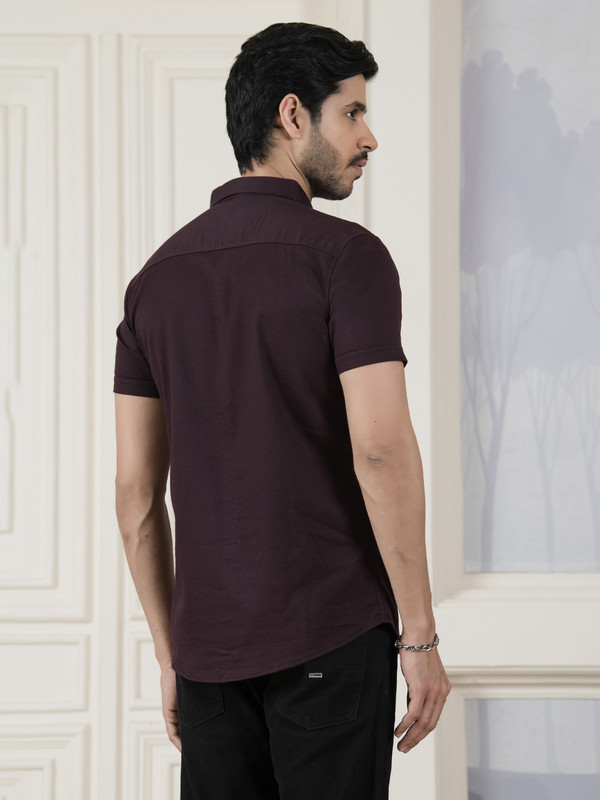 ALBION MENS HATCHERS WINE SHIRT