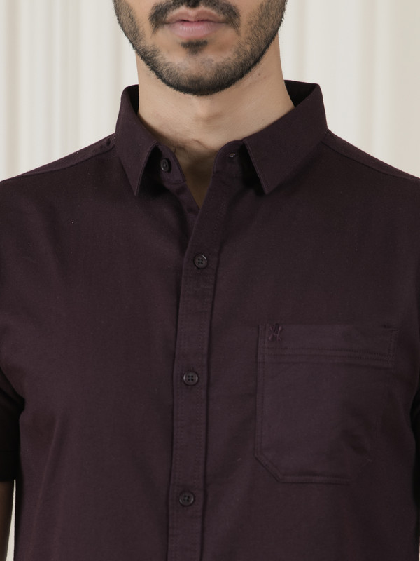ALBION MENS HATCHERS WINE SHIRT