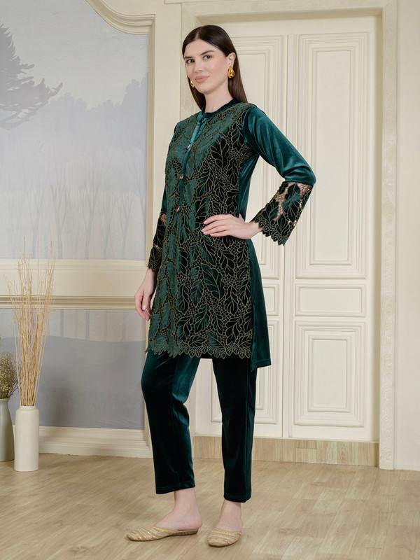 Albion LADIES WINTER WOOLEN KURTI SET