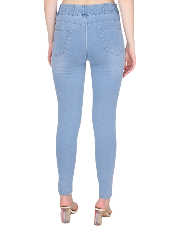 Chunmun Albion Smart Casual  Mid Blue Jegging
