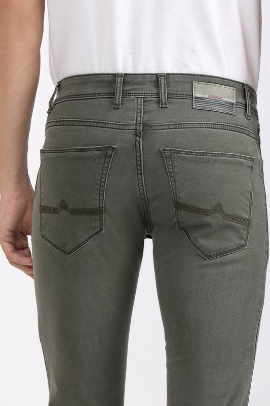 Albion Mens Primume Olive Jeans