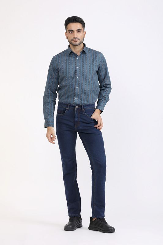 Albion Mens Primume Dark Blue Jeans