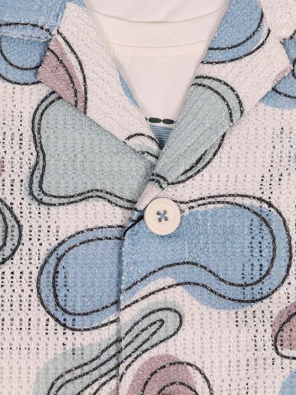 BLAZO Kids Boys Cream Shirt