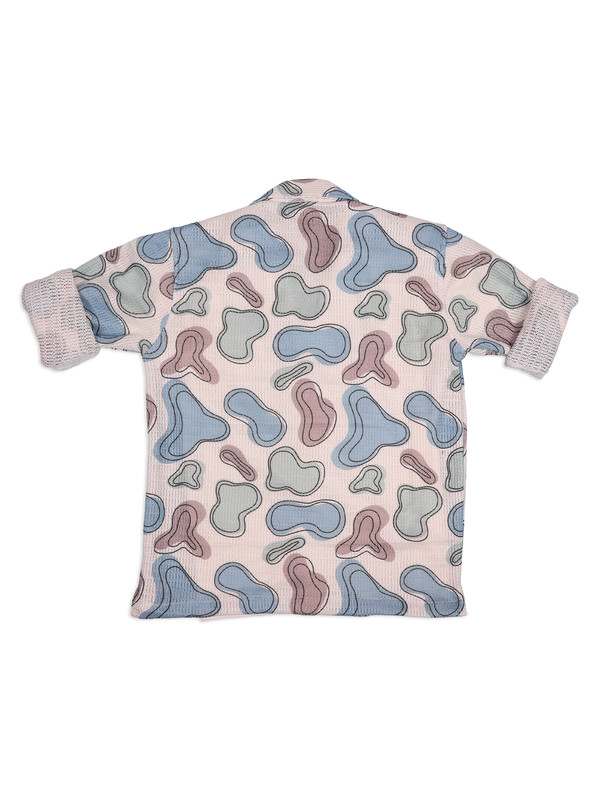 BLAZO Kids Boys Cream Shirt