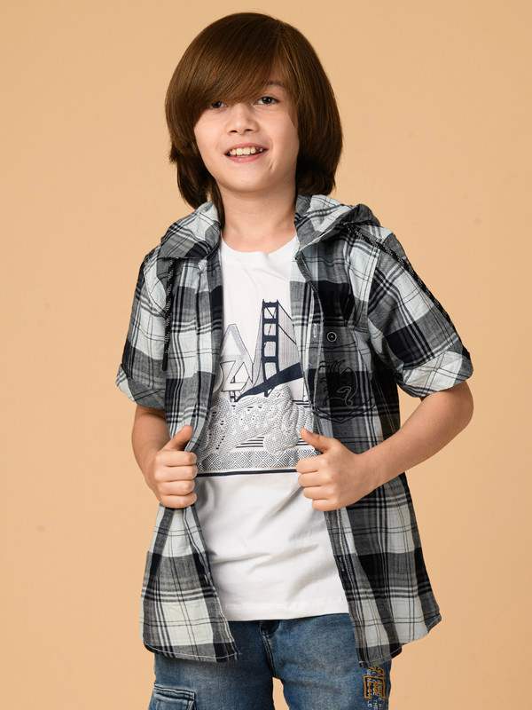 ALBION PREMIUM BOYS BLUE SHIRT